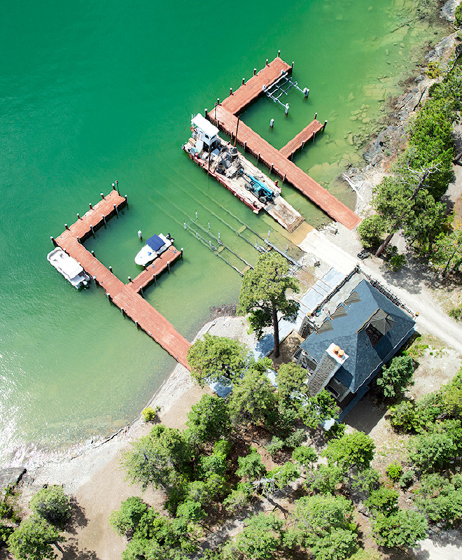 House Porn: Shelter Island-A Private Island Mansion on Flathead Lake in Montana
