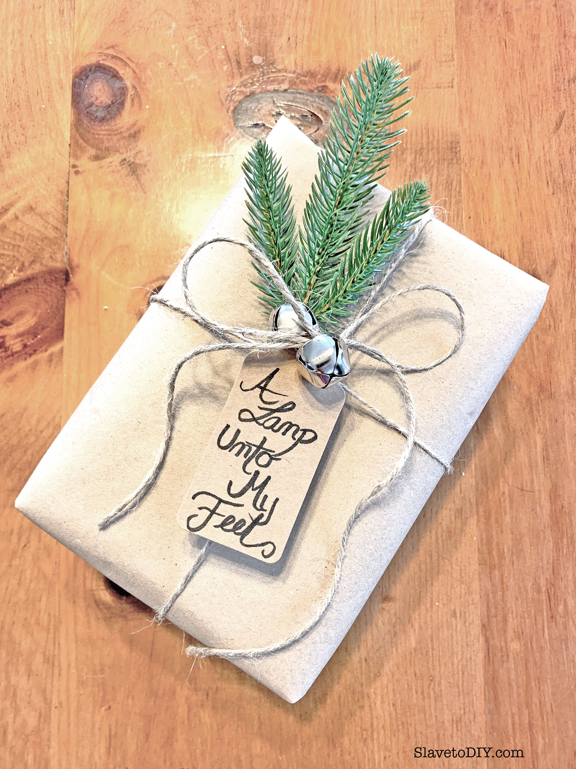 How To Do Classic Christmas Gift Wrap For $1 Per Package