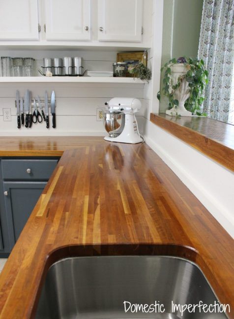 domesticimperfection.com My Butcher Block Countertops, Two Years Later